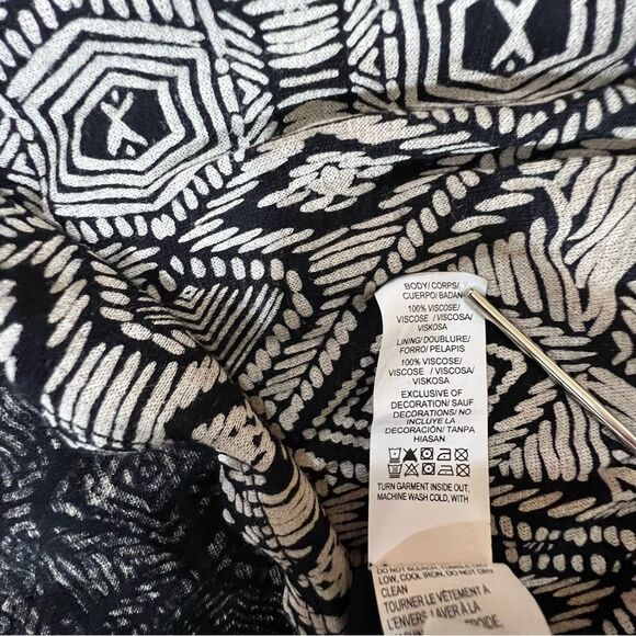 Lucky Brand Boho Mosaic Print Blouson Dress Medium - Picture 13 of 13